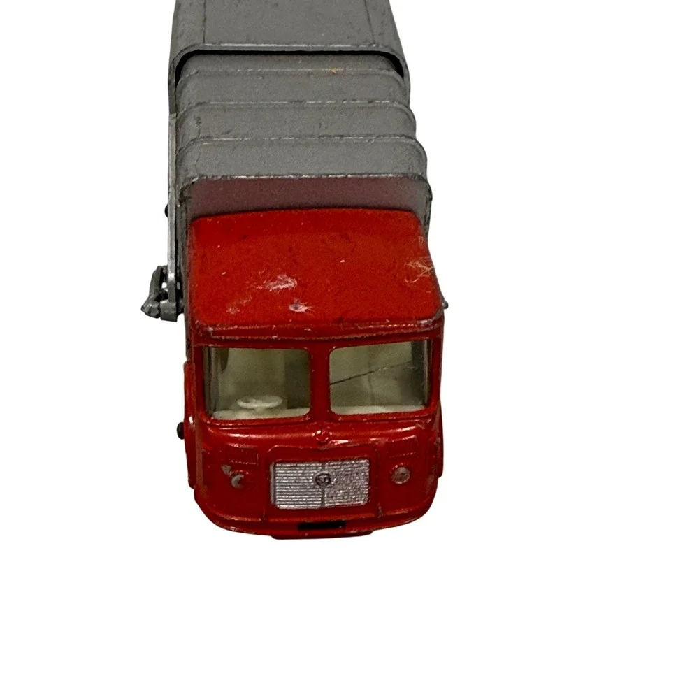 Vintage Matchbox King Size Refuse Truck K-7 Lesney Red‎ Silver Cleansing Service